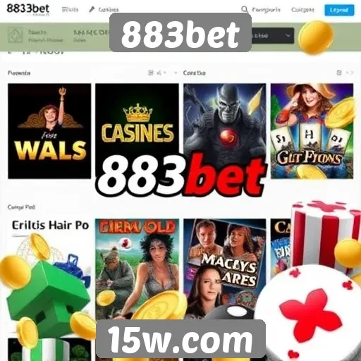 Explorando os jogos de cassino disponíveis na 883bet