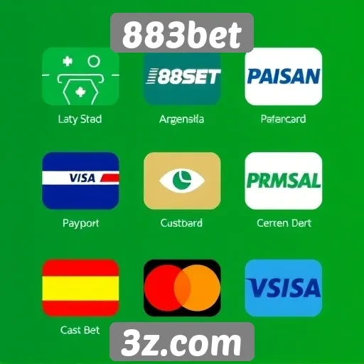 Métodos de pagamento aceitos pelo 883bet