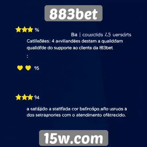 Avaliações de usuários destacam qualidade do suporte no 883bet